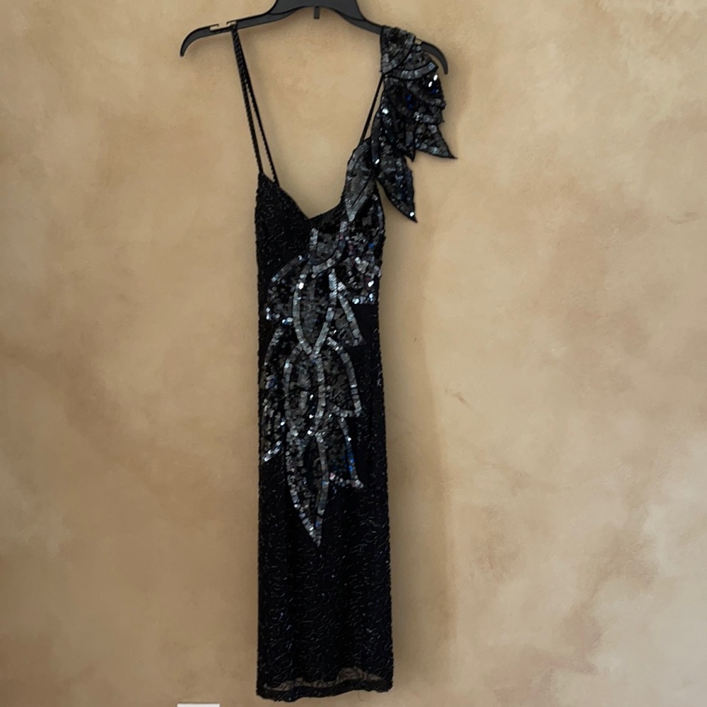 Party/cocktail sequin dress.Luxury vintage dress